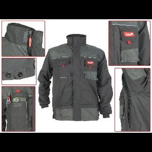 Tvardy Werkjas - Verstelbare breedte - Reflecterende details - Maat L - 7 zakken