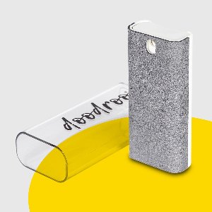 Doodroo Display Schoonmaakkit + Standaard in 1 - Sprayen en Wrijven in 1 - voor o.a. smartphone, tablet/iPad, e-reader en monitor