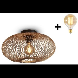 Ceiling Lamp - CANGO - Bamboo - Natural