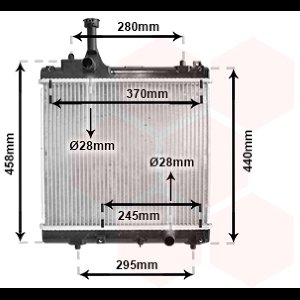 RADIATOR VOOR NISSAN PIXO 2009-2013 1770068K00