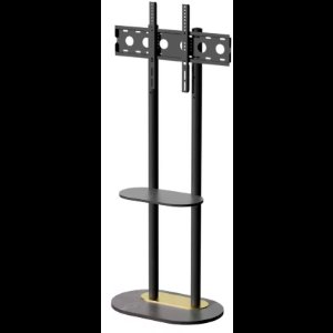 Luxe TV Vloerstandaard 40-75 inch - Zwart - Standaard beugel - Staand - Robuust - In hoogte verstelbaar - 40KG