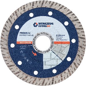 WS24 Diamantdoorslijpschijf premium porcellanato 125 mm - WS24-10...