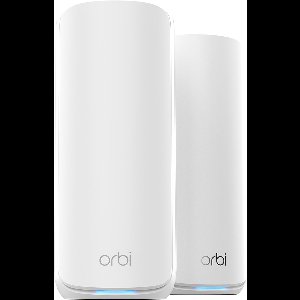 NETGEAR Orbi RBE872 - Mesh WiFi - WiFi 7 - 21000 Mbps - Tri-Band - 2-Pack - Wit