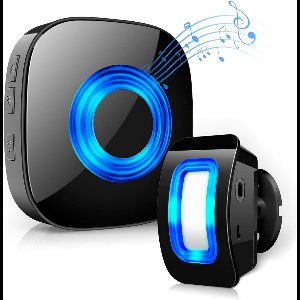 Opritverklikker - Entreemelder - Doorgangsmelder - Beveiliging - Zwart