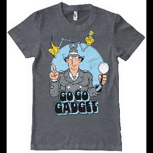Inspector Gadget T-Shirt Go Go Gadget T-Shirt CPLG-1-IG002-H68-14 DarkHeather-S