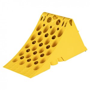 kunststof gele wiel keg - 1 stuk wielkeg - wielkeggen - wielstroppers - bandenstoppers