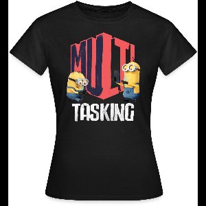 Minions Dave En Kevin Multitasking T-Shirt Dames