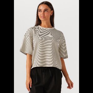 MSCH Copenhagen Mschnilda Ima Q Ss Sweatshirt Stp Truien & vesten Dames - Sweater - Hoodie - Vest- Gebroken wit - Maat L/XL