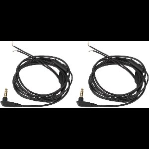 Zeynomax - 2 Stuks Vervangende 35 Mm Open Einde Mannelijke Plug - Hoofdtelefoon Connector Met Microfoon - Oortelefoon Reparatiekabel voor Doe-het-zelf - Mannelijke Draad - 12 M - Vervanging