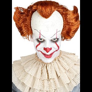 FUNIDELIA Pennywise pruik voor volwassenen - It Chapter Two - Rood