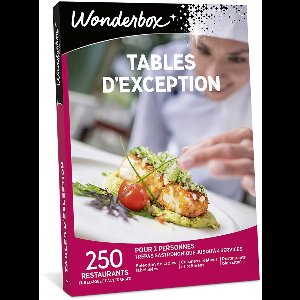 Wonderbox Coffret cadeau - Tables d'exception