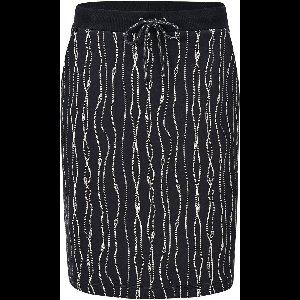Hv Society - Skirt Hvsmarie - Black Aop - S (36)