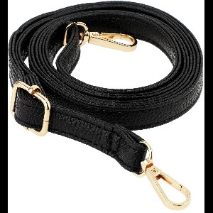 Leather Shoulder Strap Replacement 85-150cm Adjustable Leather Strap for Purse Crossbody Handbags (Gold Buckle)