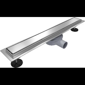 Lomazoo Douchegoot Nilo 80 Cm - Geborsteld Rvs