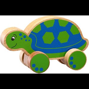 Lanka Kade houten duwspeelgoed schildpad educatief speelgoed.