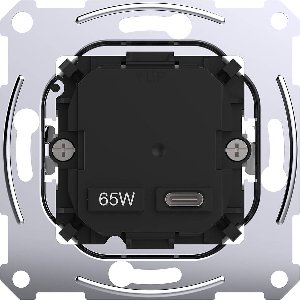 Schneider Merten USB Oplader Insert Type 1x USB C 65W PD - MTN4366-0130 - E3M7R