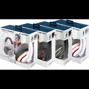 Gembird stereo headset met microfoon wit