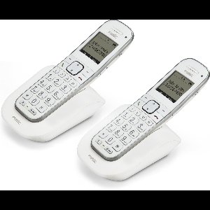 Fysic FX-9000 DUO Senioren DECT telefoon - Extra luid gespreksvolume voor slechthorenden - 2 stuks - Wit