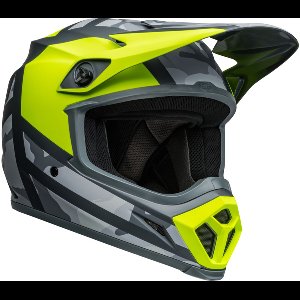 Bell MX-9 MIPS Alter Ego Hi-Viz Yellow Camo Integraalhelm - Maat S - Helm