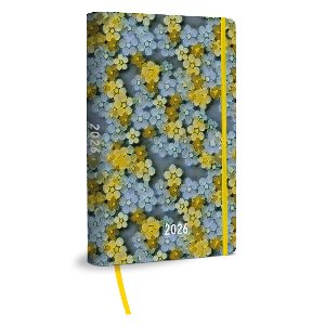 compacte agenda 16-maands Flowers - 2026