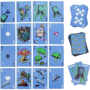 Paladone Products Minecraft Playing Cards / Speelkaarten Waterproof Playing Cards / Speelkaarten