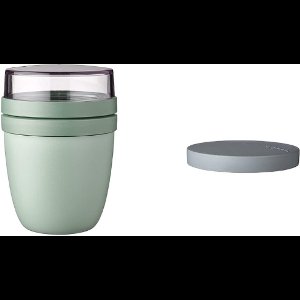 Lunchpot Switch Ellipse – Mueslibeker En Snackpot In Eén – Magnetron-Vriezer-Vaatwasserbestendig – Praktische Lunchbeker Voor Onderweg – Nordic Sage
