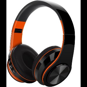 KINSI Draadloze Hoofdband Bluetooth Headset, 3-in-1 Verbinding: Bluetooth 5.0/ TF-Kaart/ Kabel, Opvouwbaar Compact Ontwerp, Dubbele Modussen: Draadloos & Met Kabel, Plug-and-Play