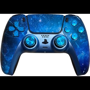Clever PS5 Custom Blue Vortex controller