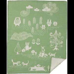Wiegdeken Klippan little bear groen