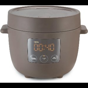 RVV® Rijstkoker klein - Rijstkoker - Rijstkokers - Bruin - ‎23cm x 26cm x 20cm