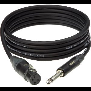 Klotz M1FP1N0500 Neutrik XLR/F 3p - jack 2p microfoonkabel 5m