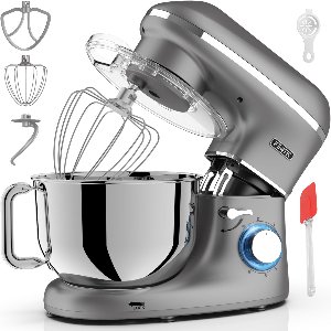 Fentic Keukenmachine – 2000W – Keukenrobot - Foodprocessor - 6,2L Mengkom – Incl. extra Accessoires – Antraciet