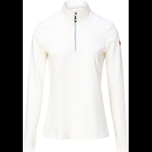 Nordberg dames ski pully - Skien - wit - korte rits - skipully - maat M