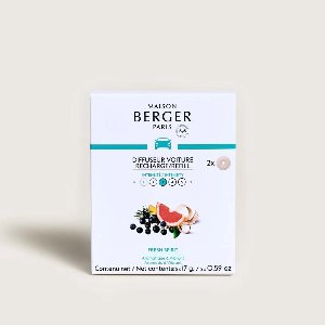 Maison Berger Paris navulling autoparfum fresh spirit 2 stuks