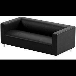 De PU-lederen clippan sofa loveseat afdekking vervanging is gewoonte compatibel met Klippan Sofa Loveseat Slipcover gemaakt. Duurzaam leer zwart