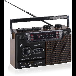 Ricatech PR95 Bluetooth Radio Cassette Recorder with USB/SD