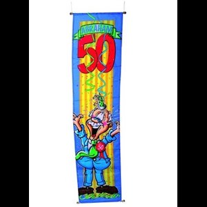 Banner Abraham 180 x 40 cm.