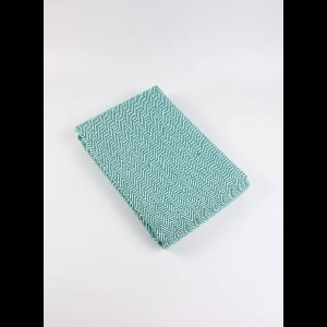 Afrodisias – Turkse hamamdoek – 100x180 cm – katoen – licht & sneldrogend – donkergroen