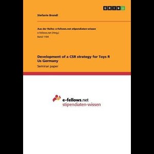 Development of a CSR strategy for Toys R Us Germany