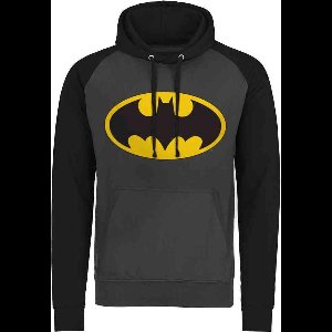 DC Comics Batman Hoodie/trui -XL- Signal Logo Grijs/Zwart