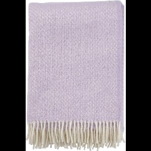 Klippan Preppy -wollen plaid -Lila - 130x200cm- 100% wol- Woonaccessoire