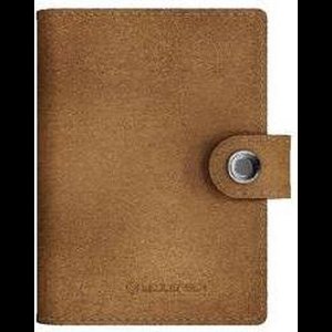Lite Wallet - zaklamp - pasjeshouder - leer - draadloos opladen - RFID - Karamel