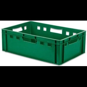 Alpac Stapelbak - Opbergbak - E2 Vleeskrat - 600 x 400 x 200 mm - 40L - Groen