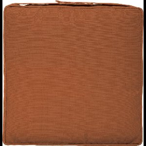 Hespéride Korai Stoelkussen met klittenband - Waterafstotend - Afneembare hoes - 40x40cm - Terracotta