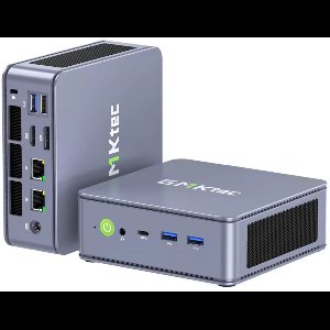 GMKtec K6 Mini PC – AMD Ryzen 7 7840HS (8-Core, 16-Thread) – 16GB RAM – 512GB PCIe 4.0 SSD – Windows 11 Pro – WiFi 6E – Bluetooth 5.2 – USB-C – Compacte Mini Desktop Computer