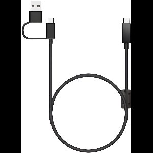 7RYMS UC-UC OTG - USB-C naar USB-C Audiokabel - 2 Meter - Voor Microfoon en iPhone/iPad - Zwart