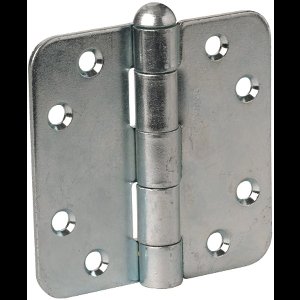 Ivana Klepscharnier - 89x89mm - Gegalvaniseerd - Ronde Hoek - Gezet - Los Gestort - Voordeelverpakking - Per 50st