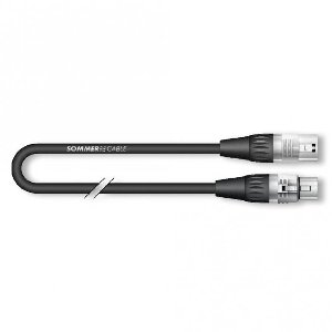 Sommer Cable Microphone Cable HICON 10m XLR, MRHV-SW, 2x 0.14qmm - Microfoonkabel