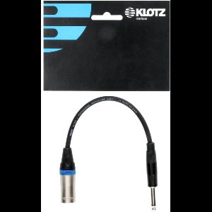 Klotz XLR-MPU6.3 Adapter 0,2 m - Stereo patch kabel