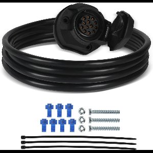 13 polige stekkerdoos aansluit set - 1.8 meter - Aansluitkabel - Jaeger